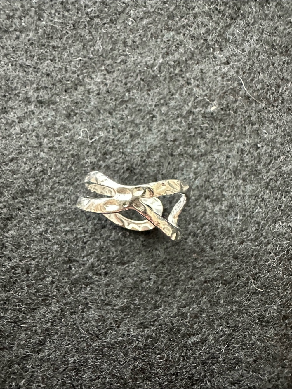 New! Twisted Knot Ring - Silver